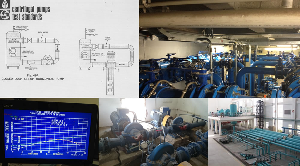 Pruebas hidráulicas de bombas